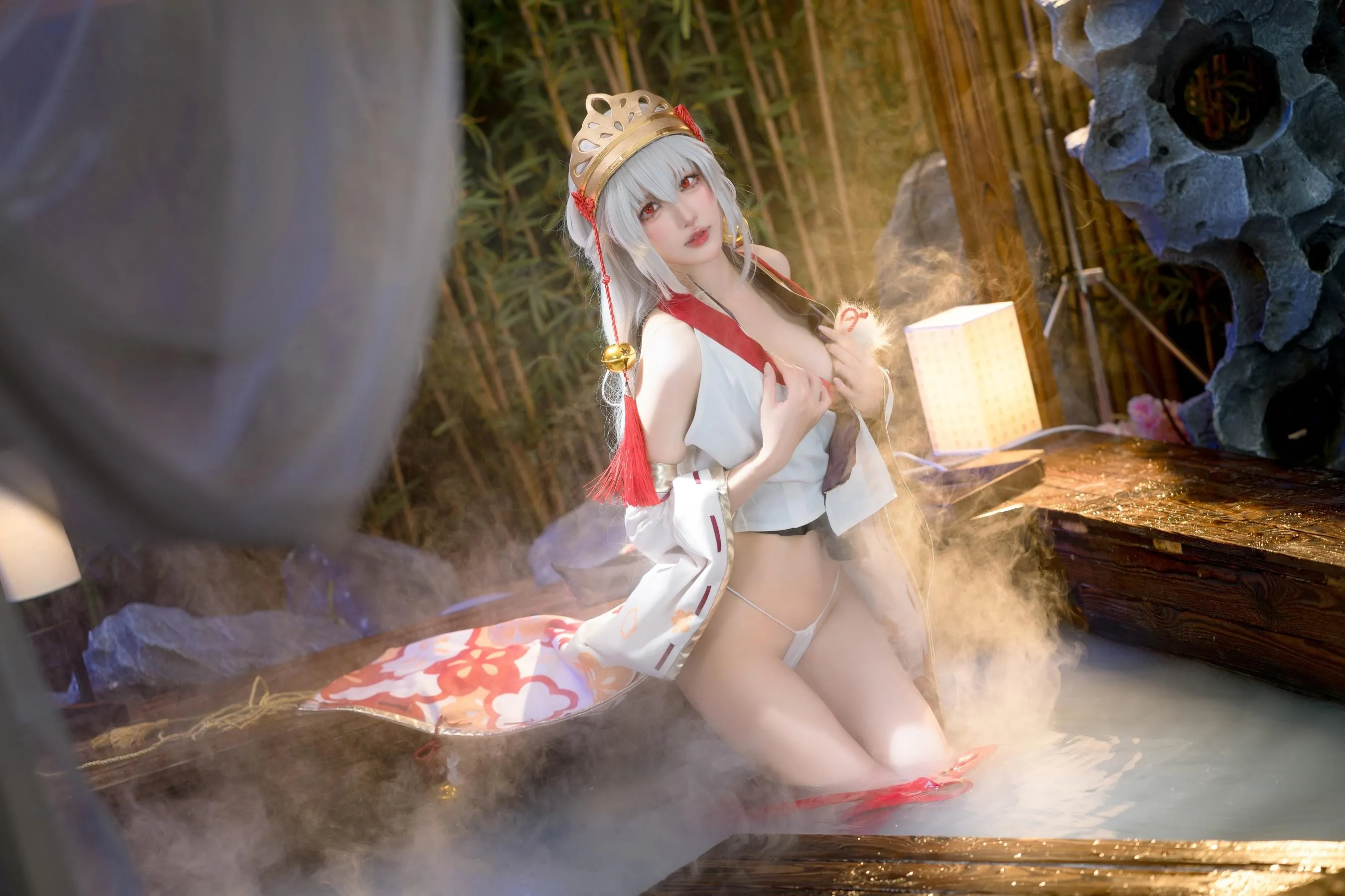 阿包也是兔娘 – NO.83 巫女浴池 [59P]插图1